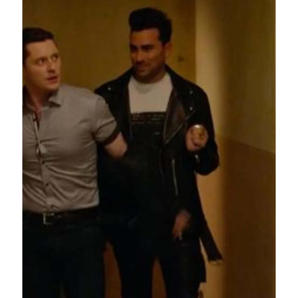 Schitt’s Creek S06 Dan Levy Leather Jacket