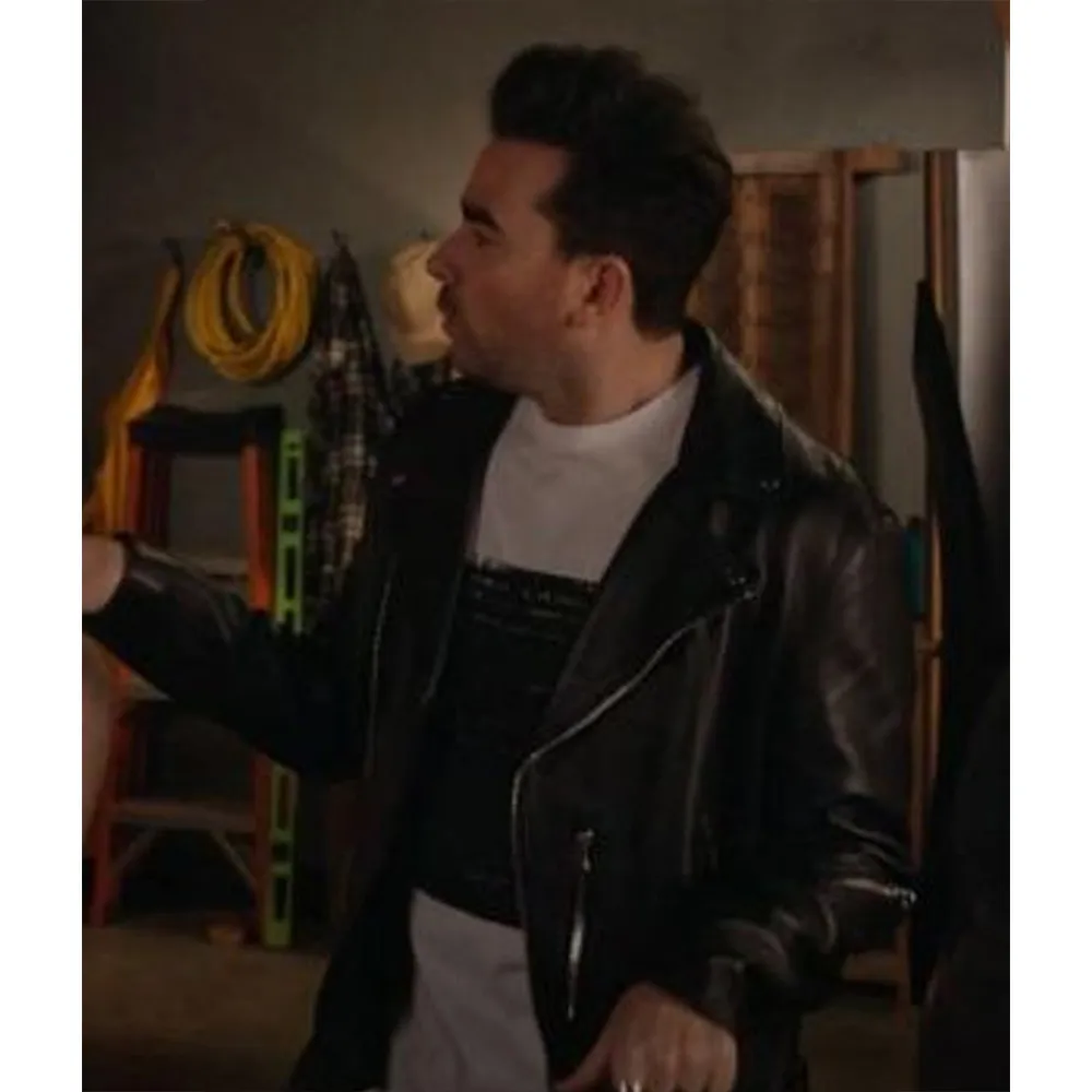 Schitt’s Creek S06 Dan Levy Leather Jacket