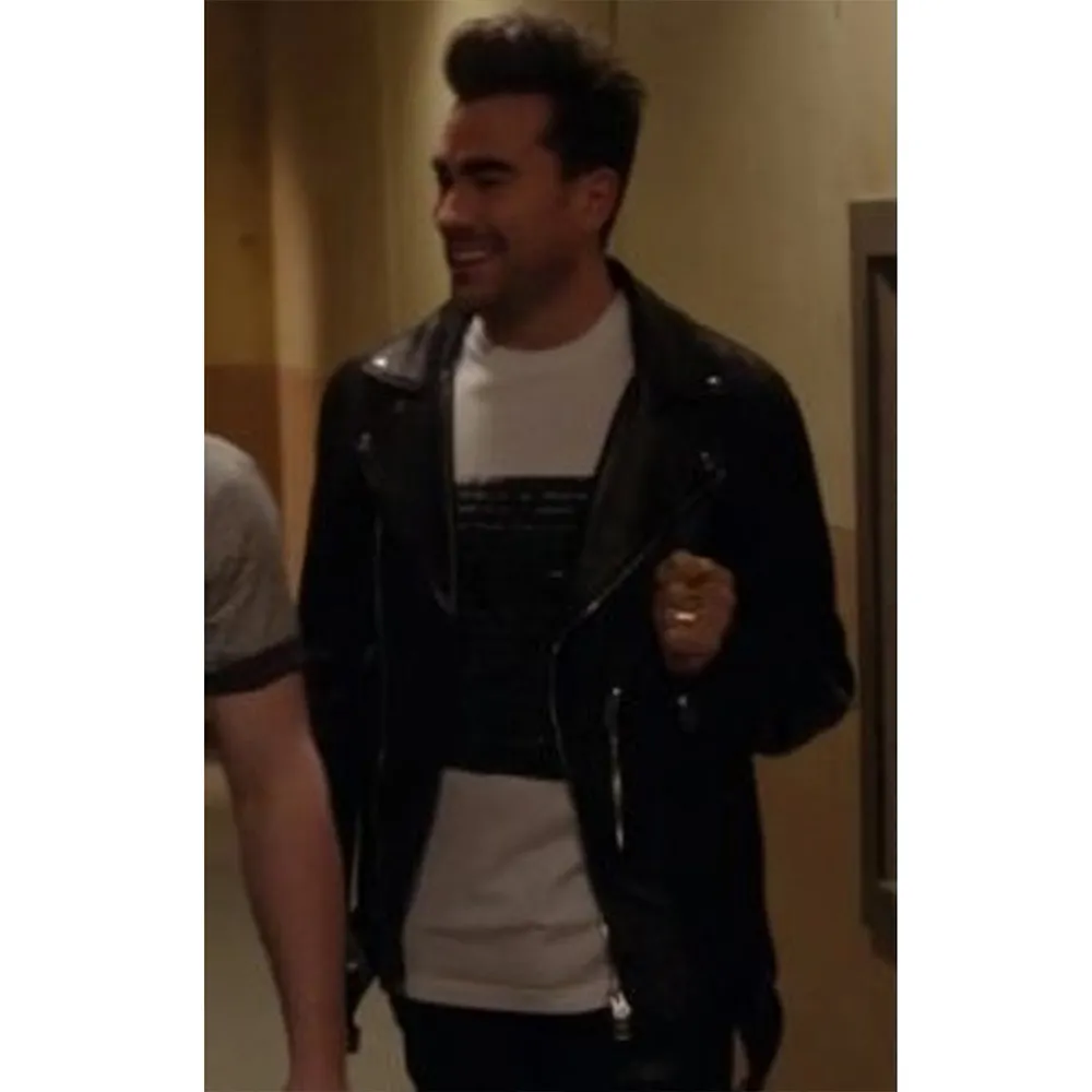 Schitt’s Creek S06 Dan Levy Leather Jacket