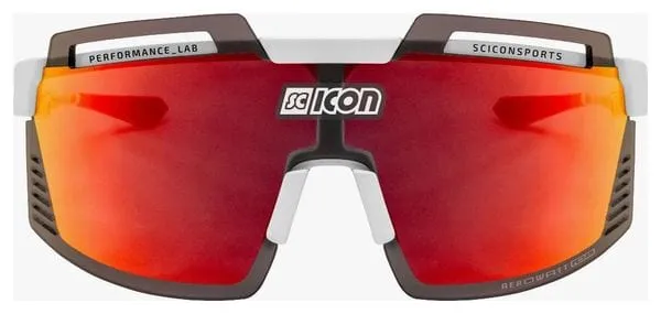 SCICON Aerowatt Foza Multimirror Red / White goggles