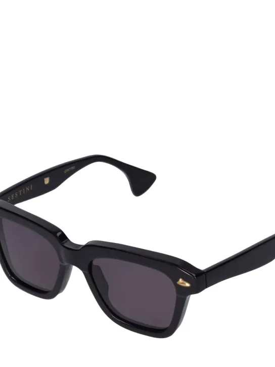 Sestini   Quattro squared acetate sunglasses 