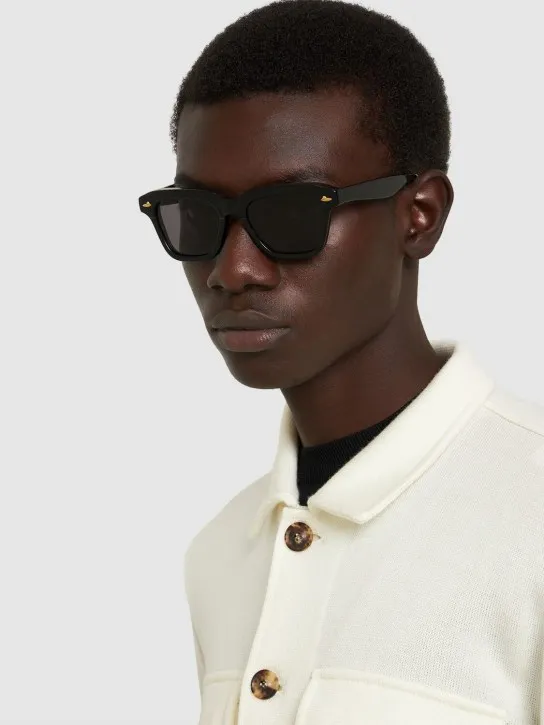 Sestini   Quattro squared acetate sunglasses 