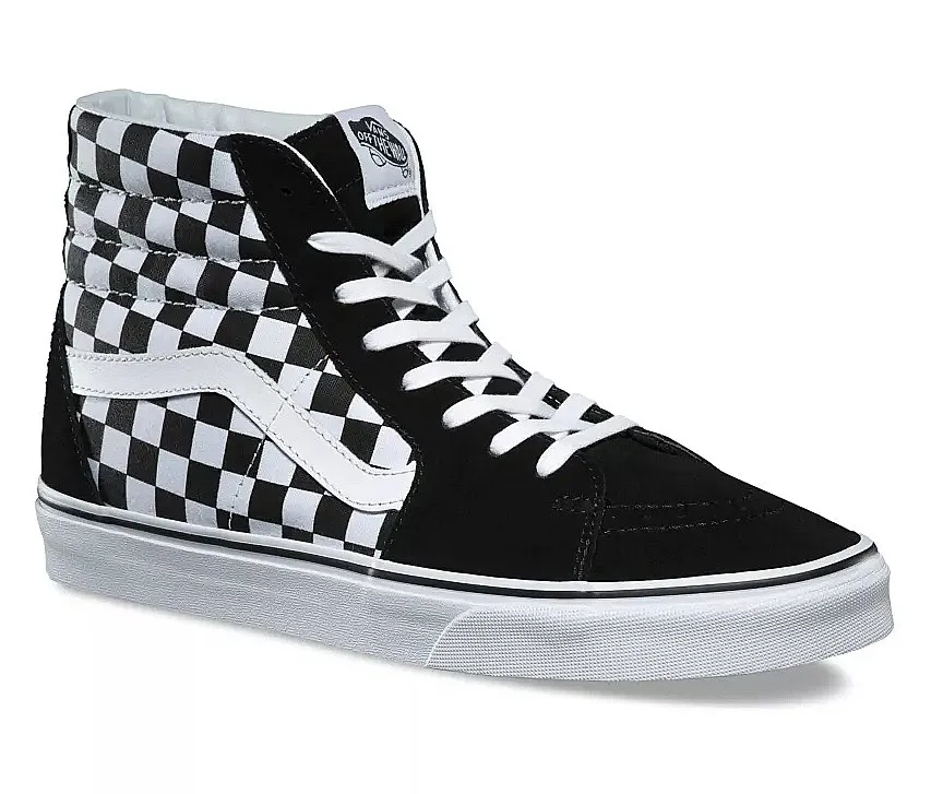 shoes Vans Sk8-Hi - Checkerboard/Black/True White