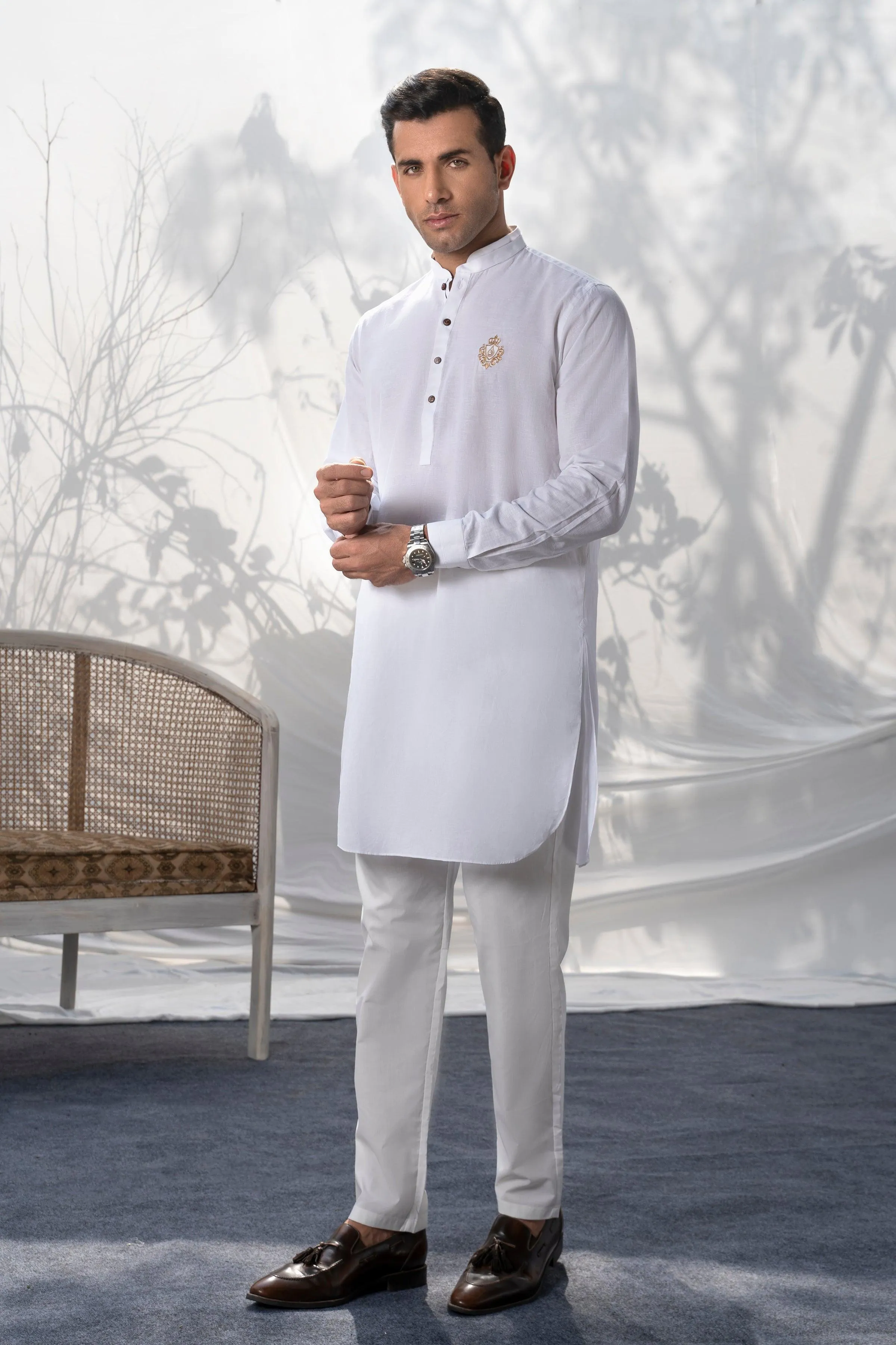 SHORT KURTA WHITE