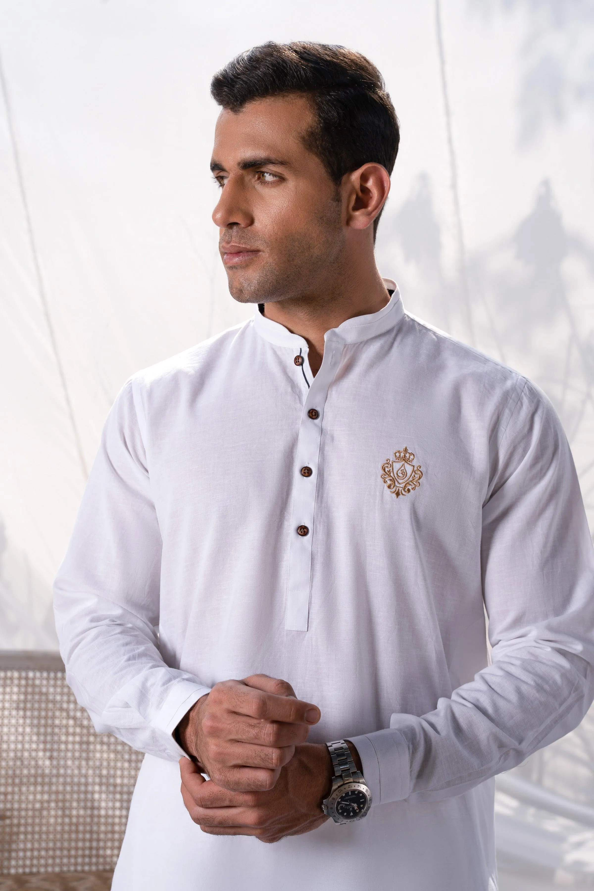 SHORT KURTA WHITE