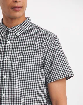 Short Sleeve Gingham Shirt