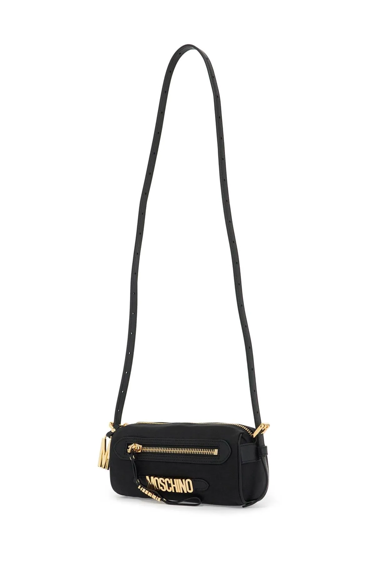 shoulder bag with metal logo detail B7420 8202 MULTI BLACK