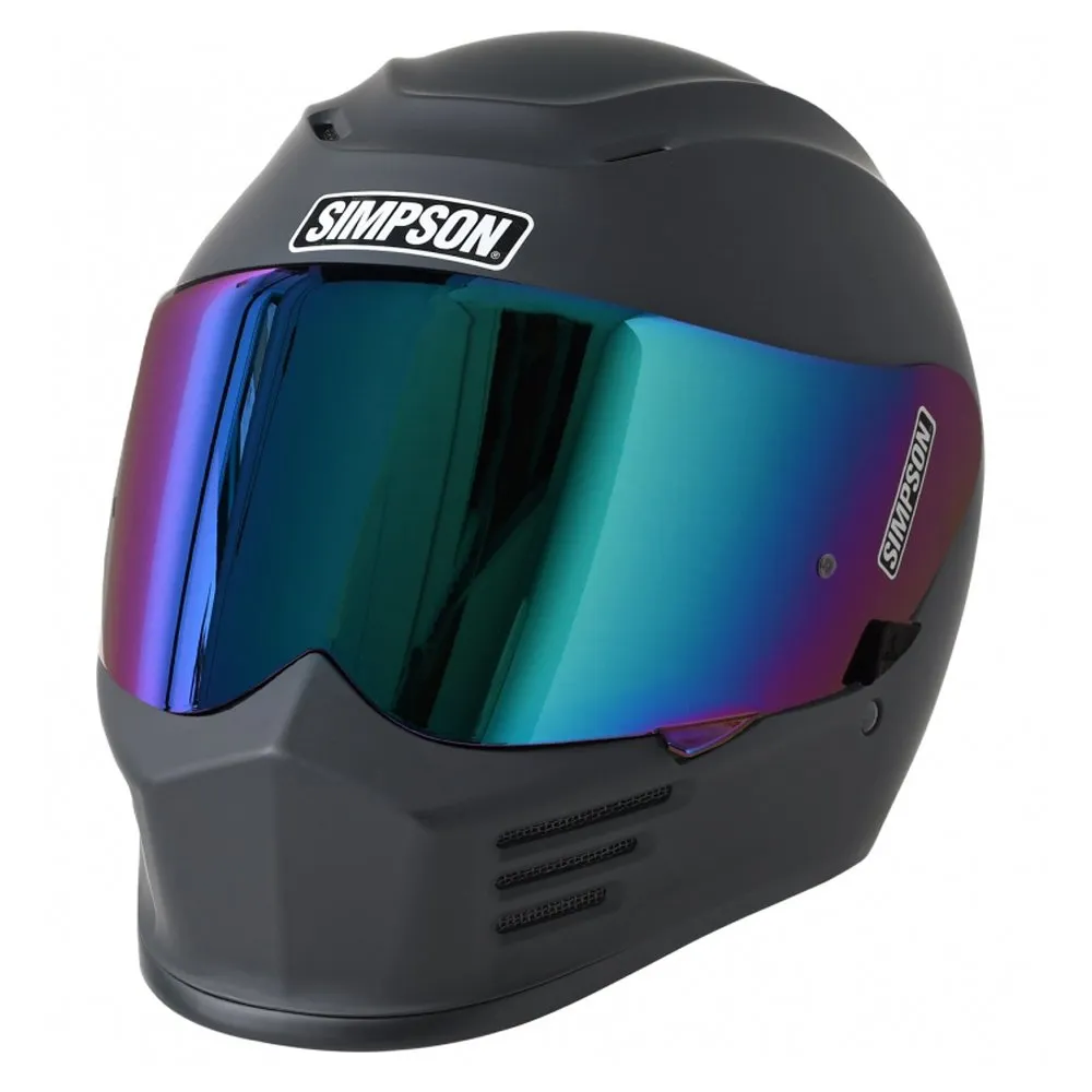 Simpson Speed 06 Plain Helmet - Matt Black