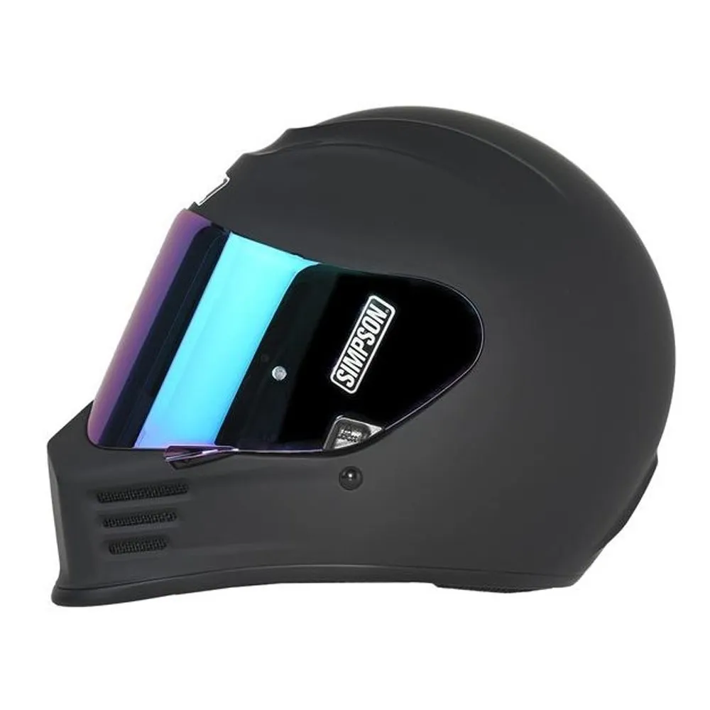 Simpson Speed 06 Plain Helmet - Matt Black