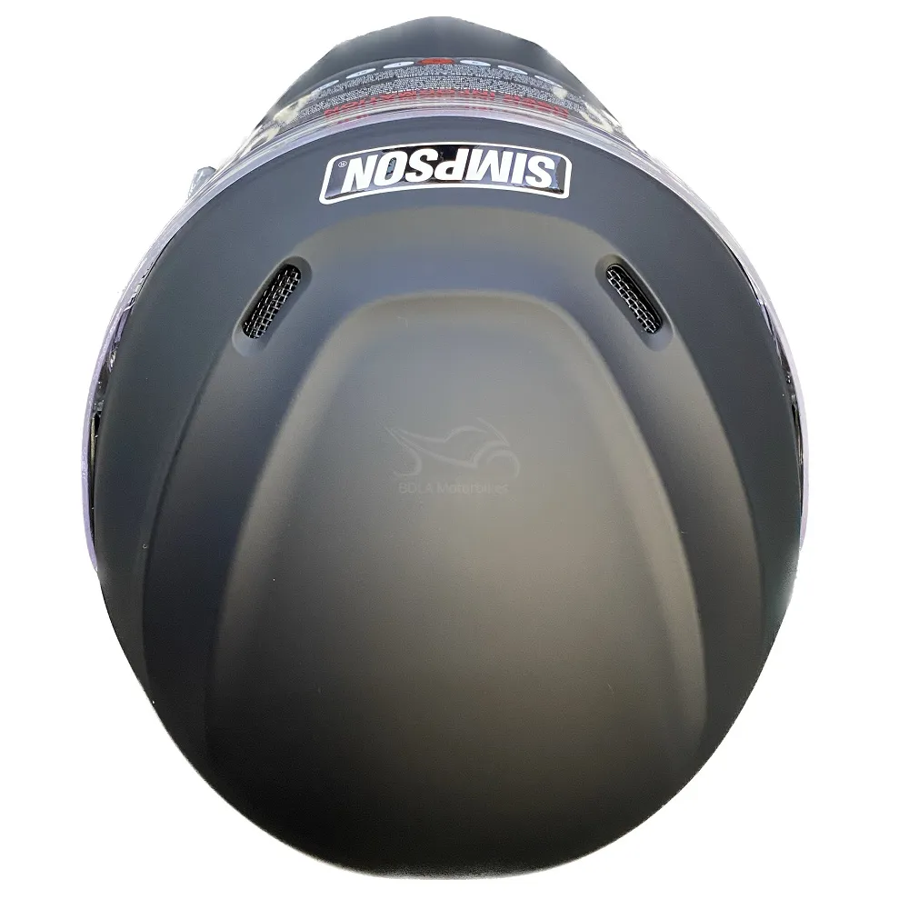 Simpson Speed 06 Plain Helmet - Matt Black