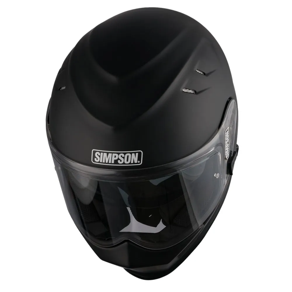 Simpson Venom 06 Plain Helmet - Matt Black