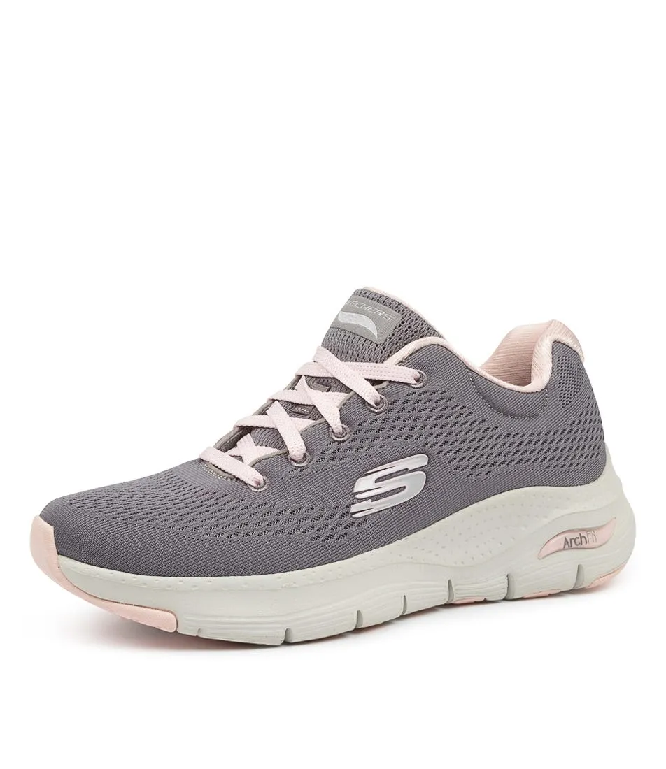 SKECHERS Arch Fit Big Appeal Grey Pink Sneakers