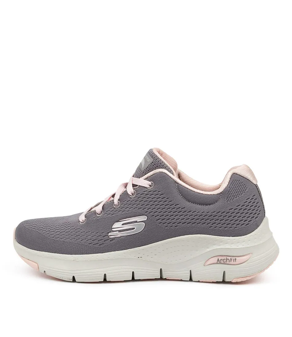 SKECHERS Arch Fit Big Appeal Grey Pink Sneakers