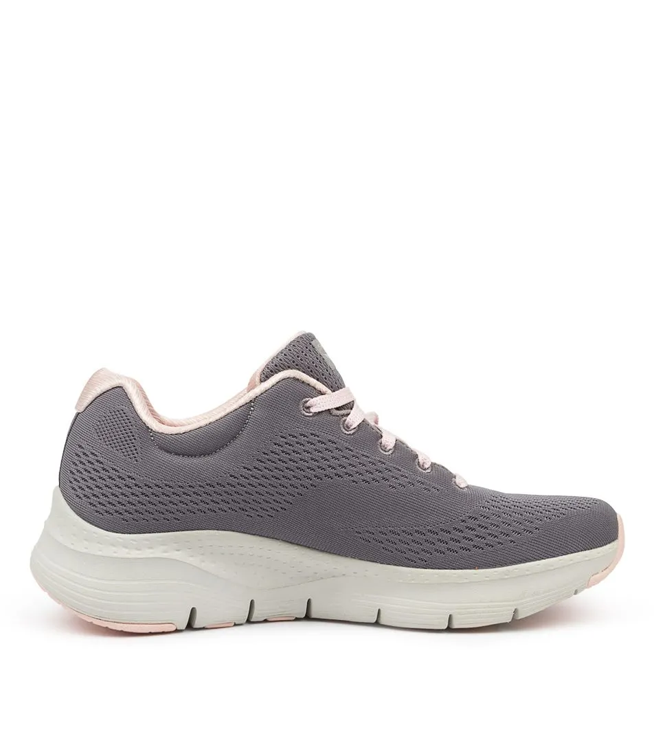 SKECHERS Arch Fit Big Appeal Grey Pink Sneakers