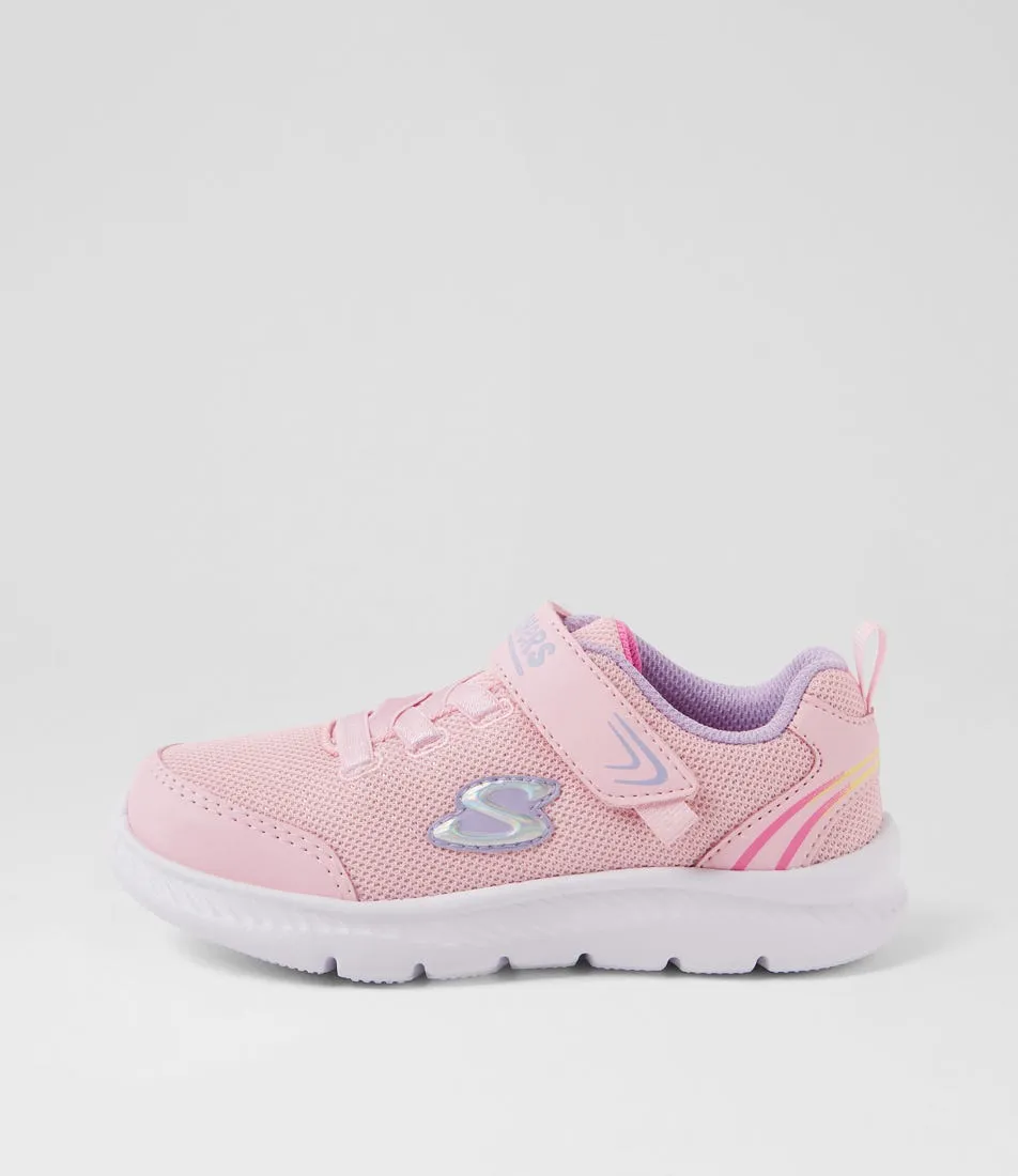 SKECHERS Comfy Flex 2 Tot Pink Fabric Sneakers