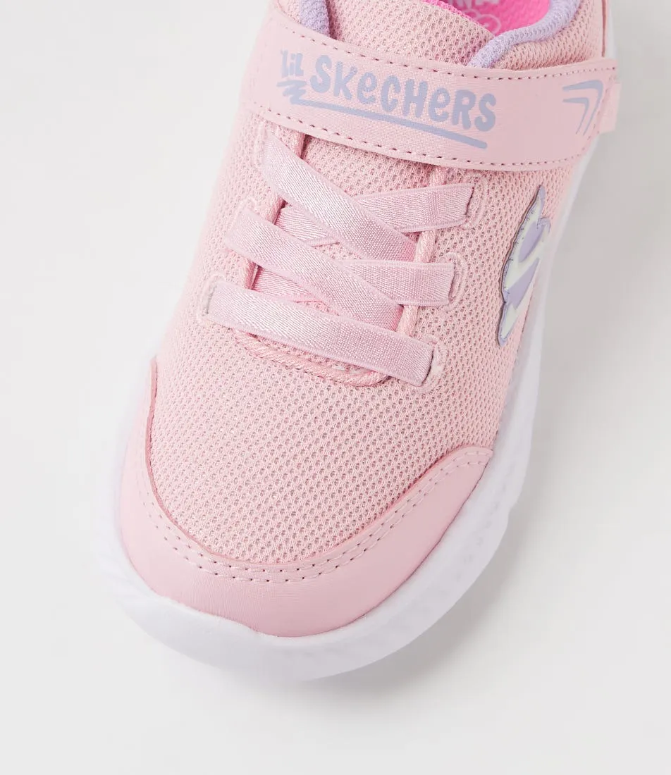 SKECHERS Comfy Flex 2 Tot Pink Fabric Sneakers