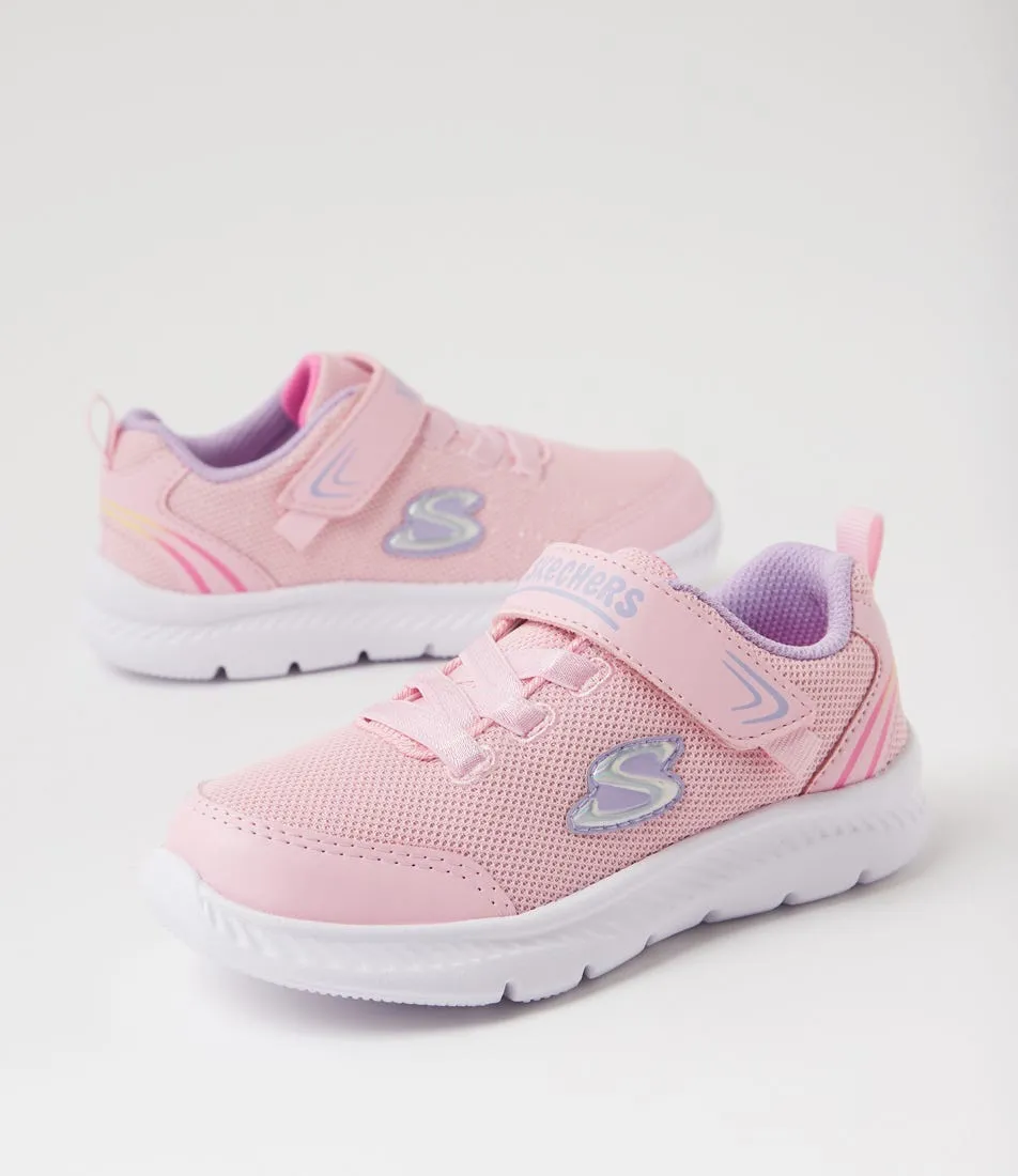 SKECHERS Comfy Flex 2 Tot Pink Fabric Sneakers