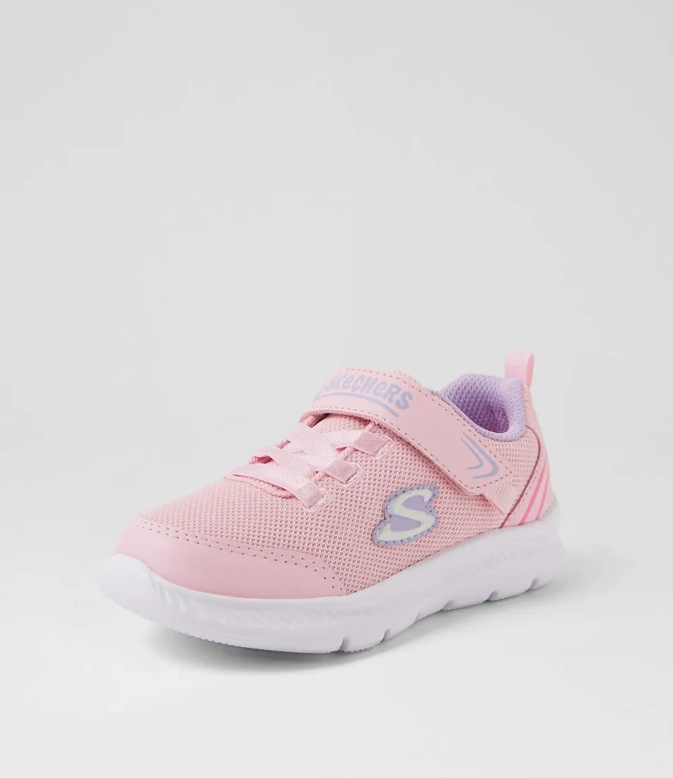 SKECHERS Comfy Flex 2 Tot Pink Fabric Sneakers