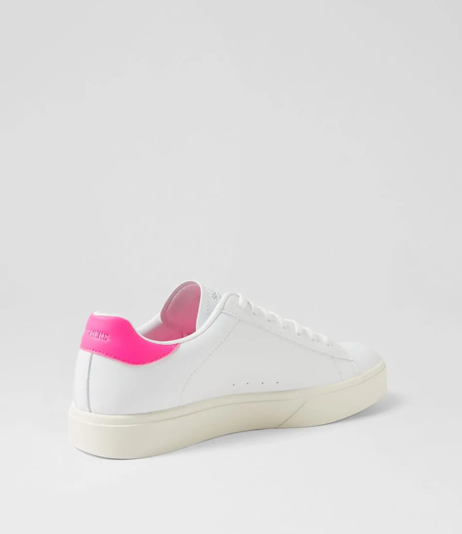 SKECHERS Eden Lx Top Grade White Grey Pink Sneakers