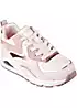 Skechers Girls Pink Uno Gen1 Colour Surge Trainers