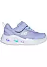 Skechers Infant Girls Blue Sola Glow Trainers