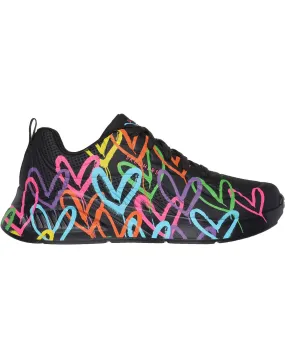 Skechers Uno Lite Heart Of Hearts Trainers | Simply Be