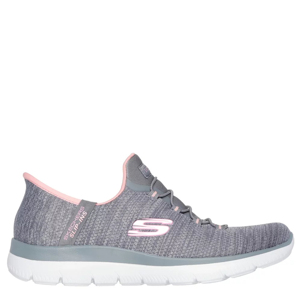 SKECHERS  WOMENS SLIP-INS SUMMITS RUNNING SHOE