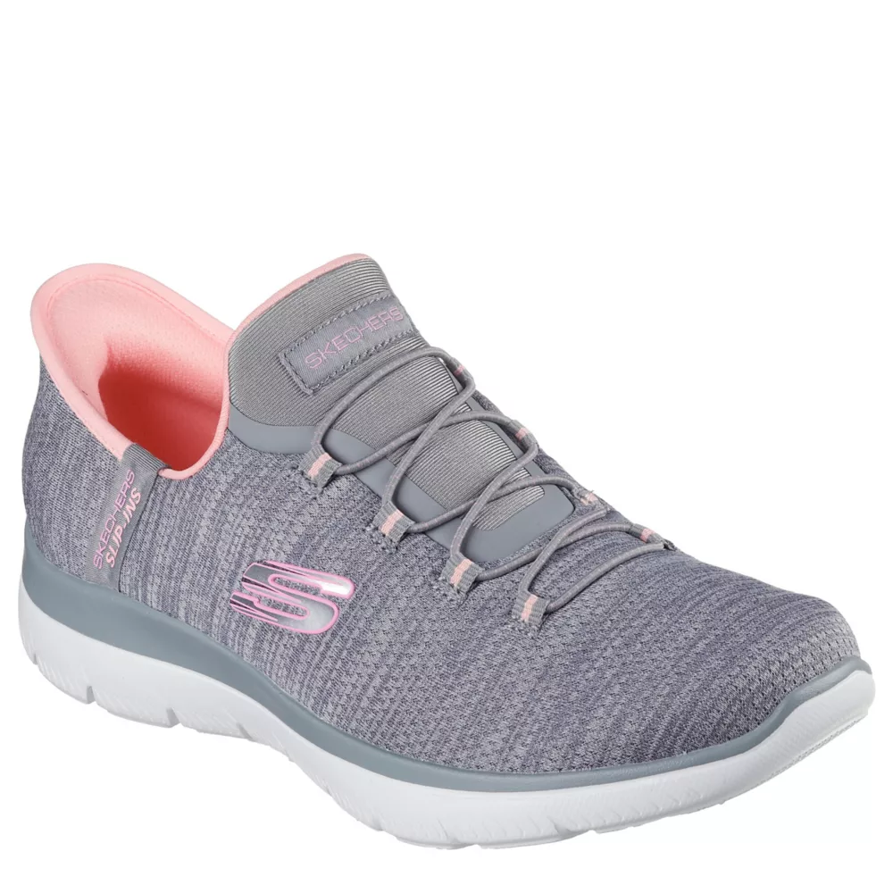 SKECHERS  WOMENS SLIP-INS SUMMITS RUNNING SHOE