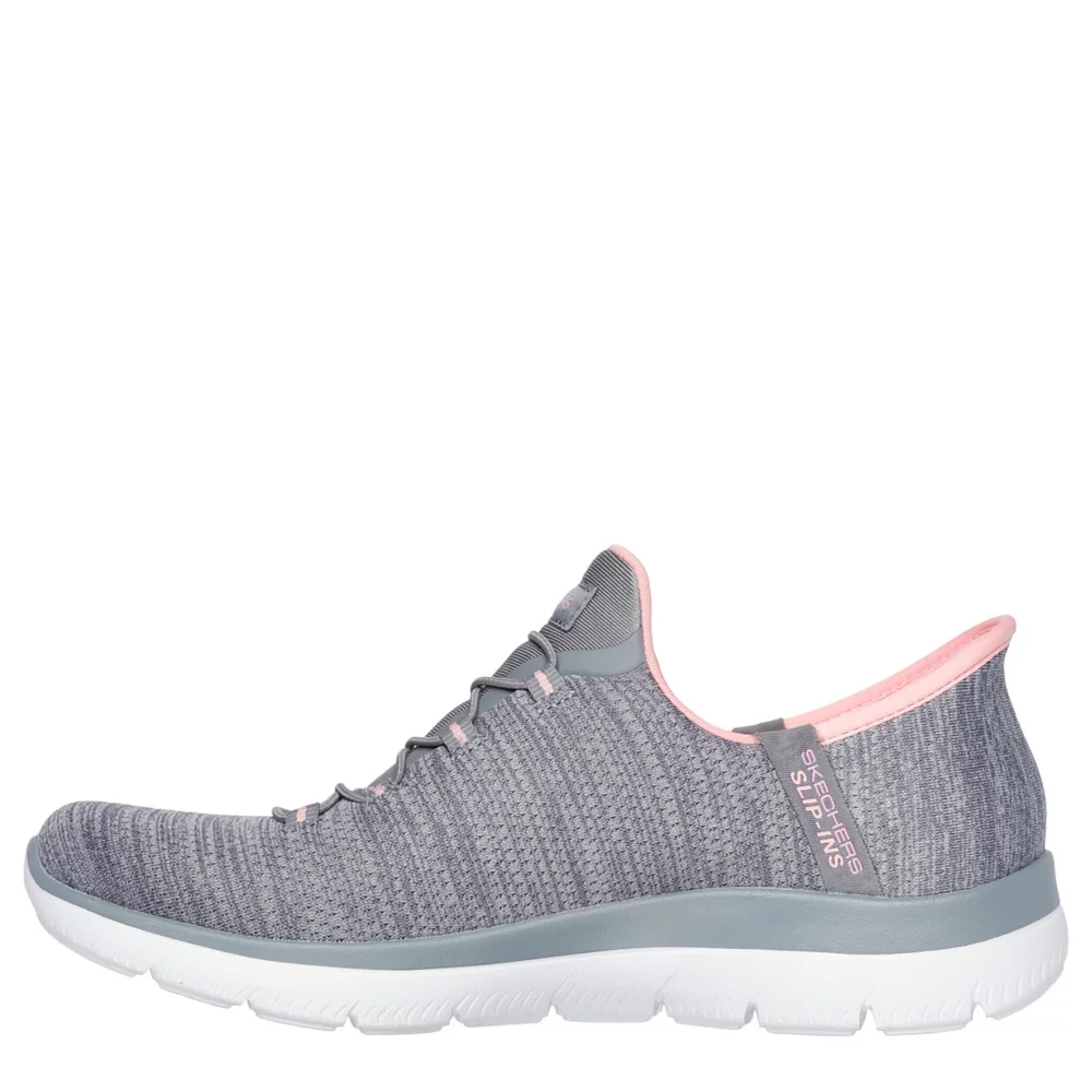 SKECHERS  WOMENS SLIP-INS SUMMITS RUNNING SHOE