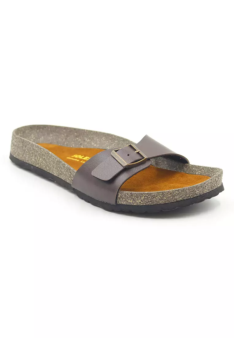 SoleSimple Lyon - Brown Sandals & Flip Flops & Slipper