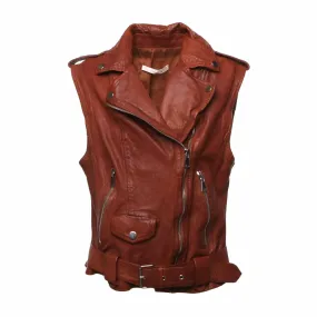 Souvenir Leather Vest For Women And Teen