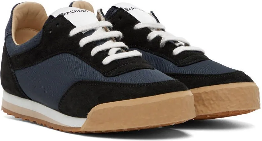 Spalwart Navy & Black Pitch Low Sneakers