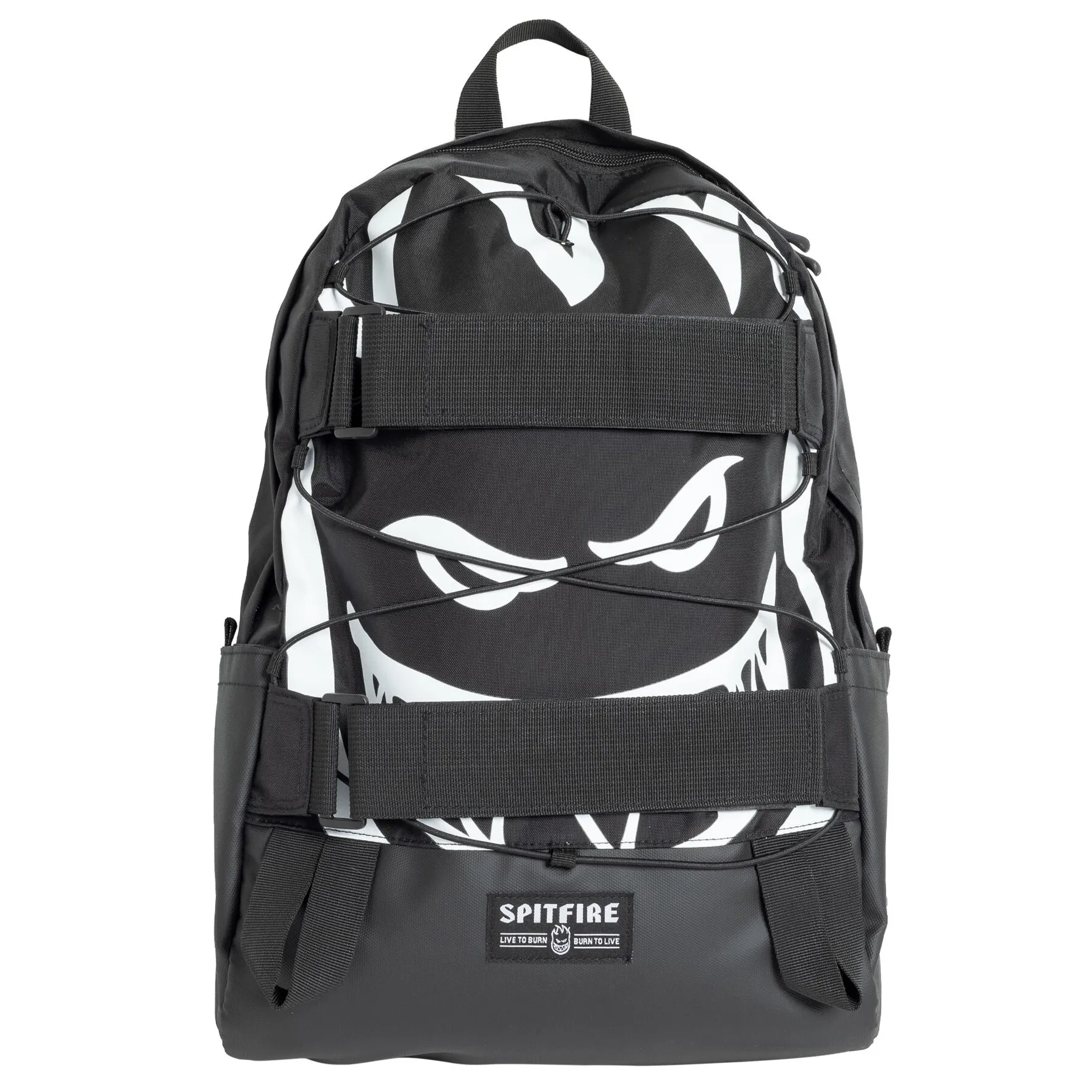 Spitfire Bighead Day Skate Backpack (Black/White)