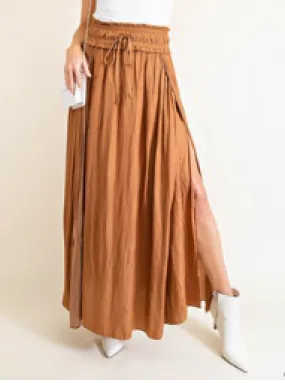 Split Hem Maxi Skirt