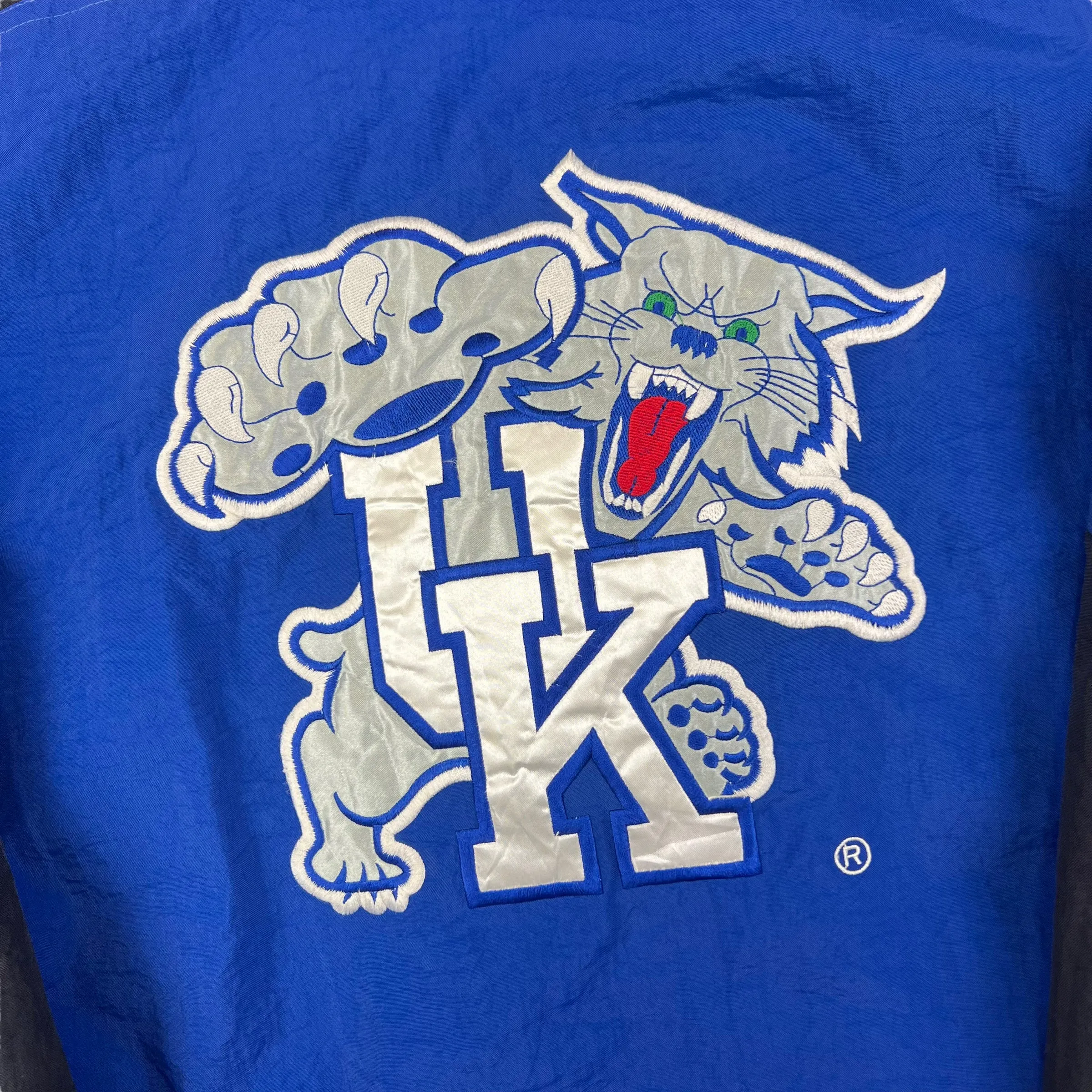 Starter University Of Kentucky Wildcats Half Zip Pullover Jacket