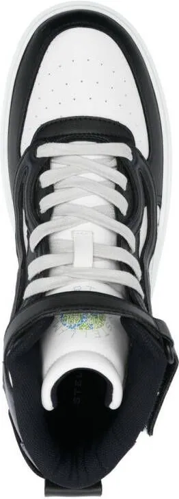 Stella McCartney S-Wave 2 high-top lace-up sneakers White