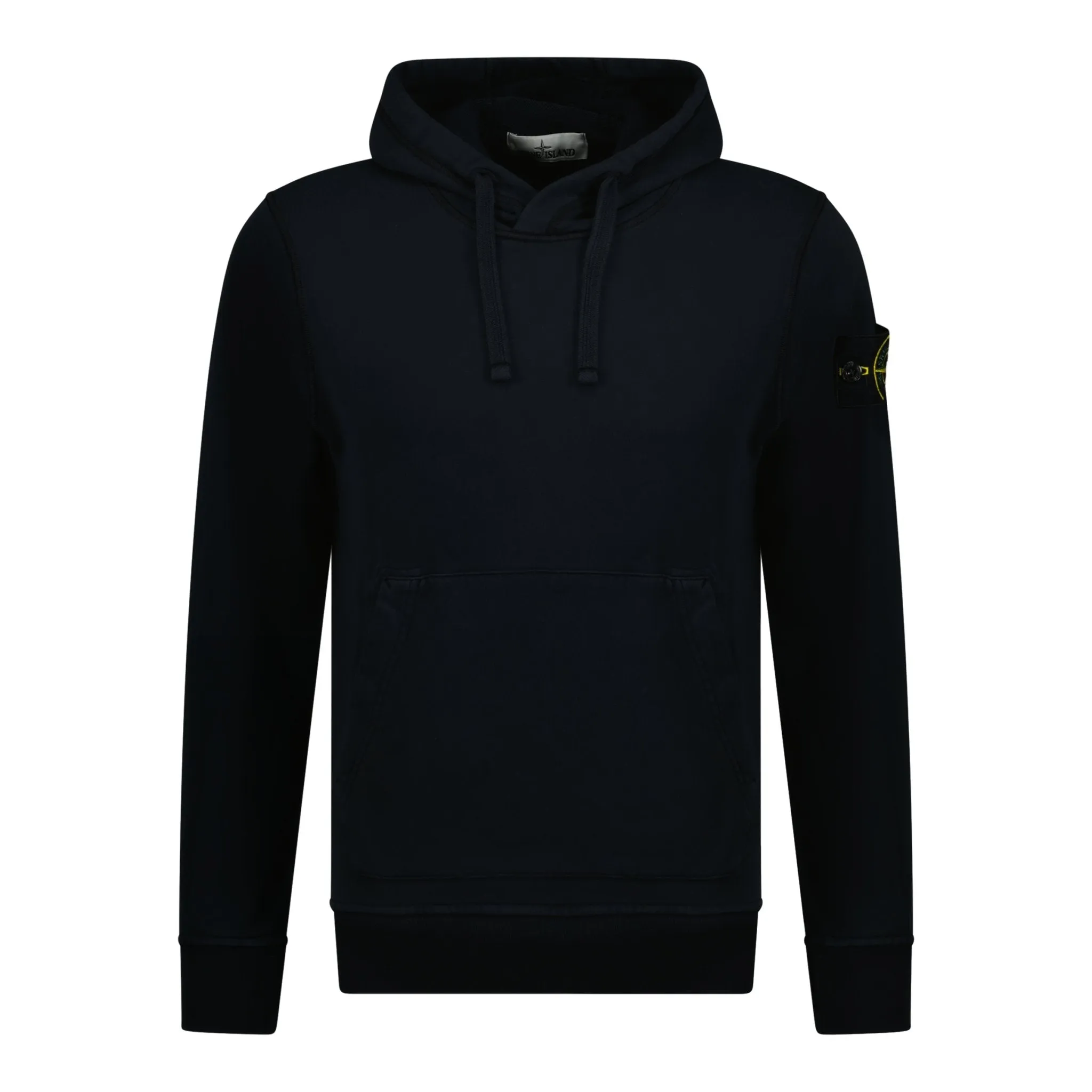 Stone Island Cotton Hooded Sweatshirt Navy