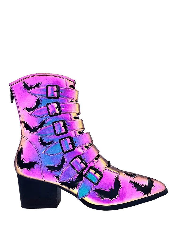 STRANGE CVLT COVEN BAT BOOT - REFLECTIVE