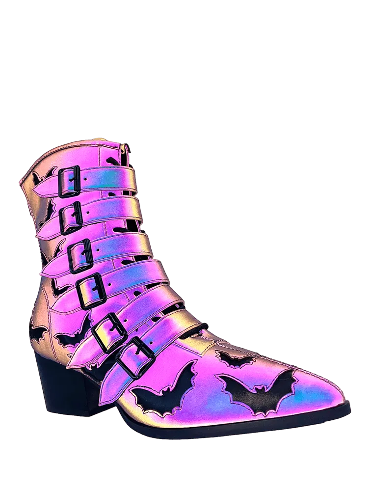 STRANGE CVLT COVEN BAT BOOT - REFLECTIVE