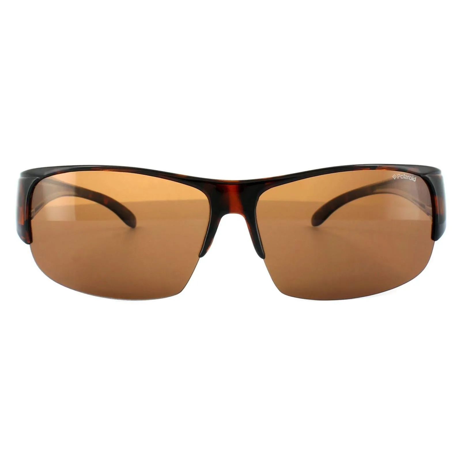 Sunglasses | Suncovers Semi Rimless Dark Havana Copper Polarized Sunglasses | Polaroid