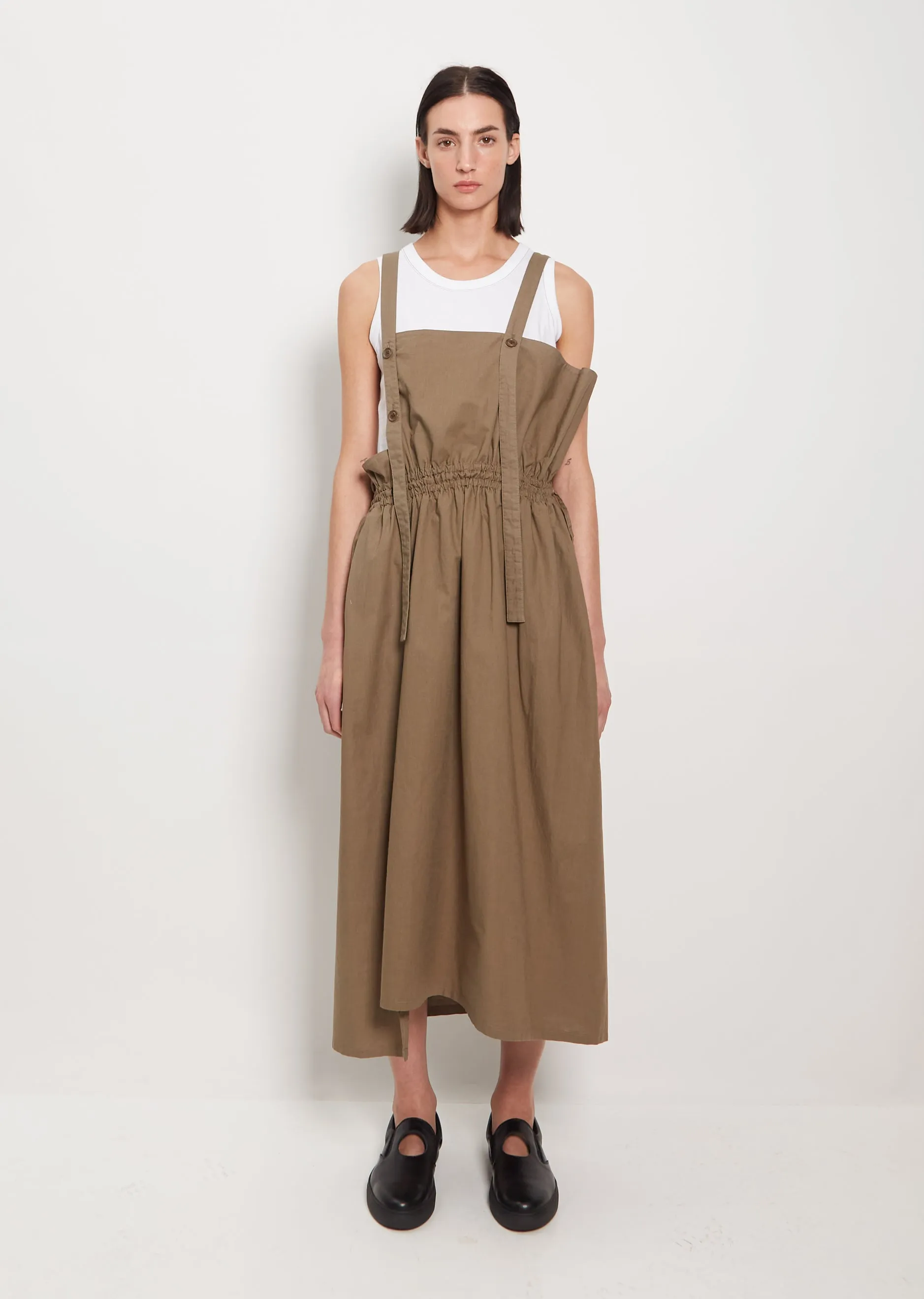 Suspender Gathered Dress