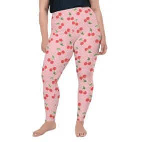 Sweet Cherry Plus Size Leggings