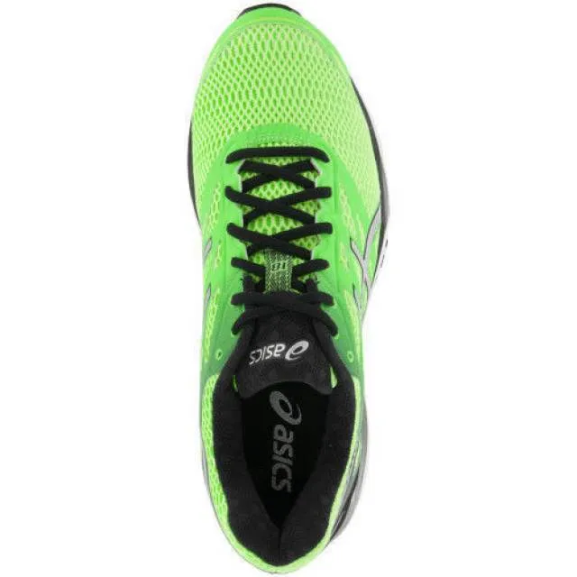 {t6c3n.8593} asics men's gel cumulus 18 running shoe green gecko *new in box*