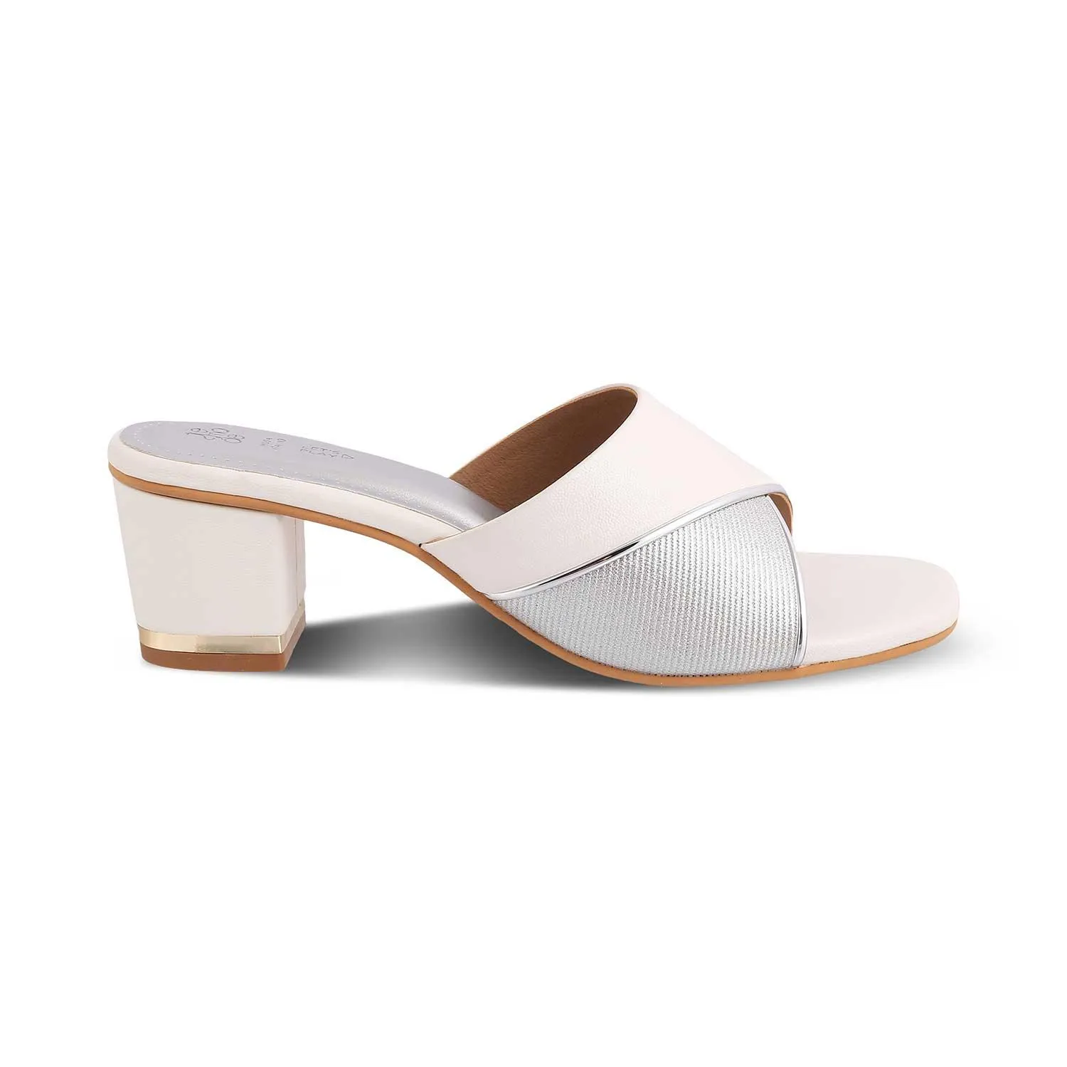 The Macky White Women's Dress Block Heel Sandals Tresmode