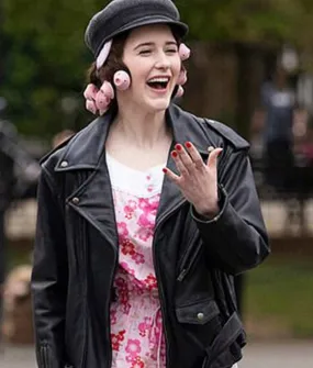 The Marvelous Mrs. Maisel S04 Miriam Maisel Leather Jacket