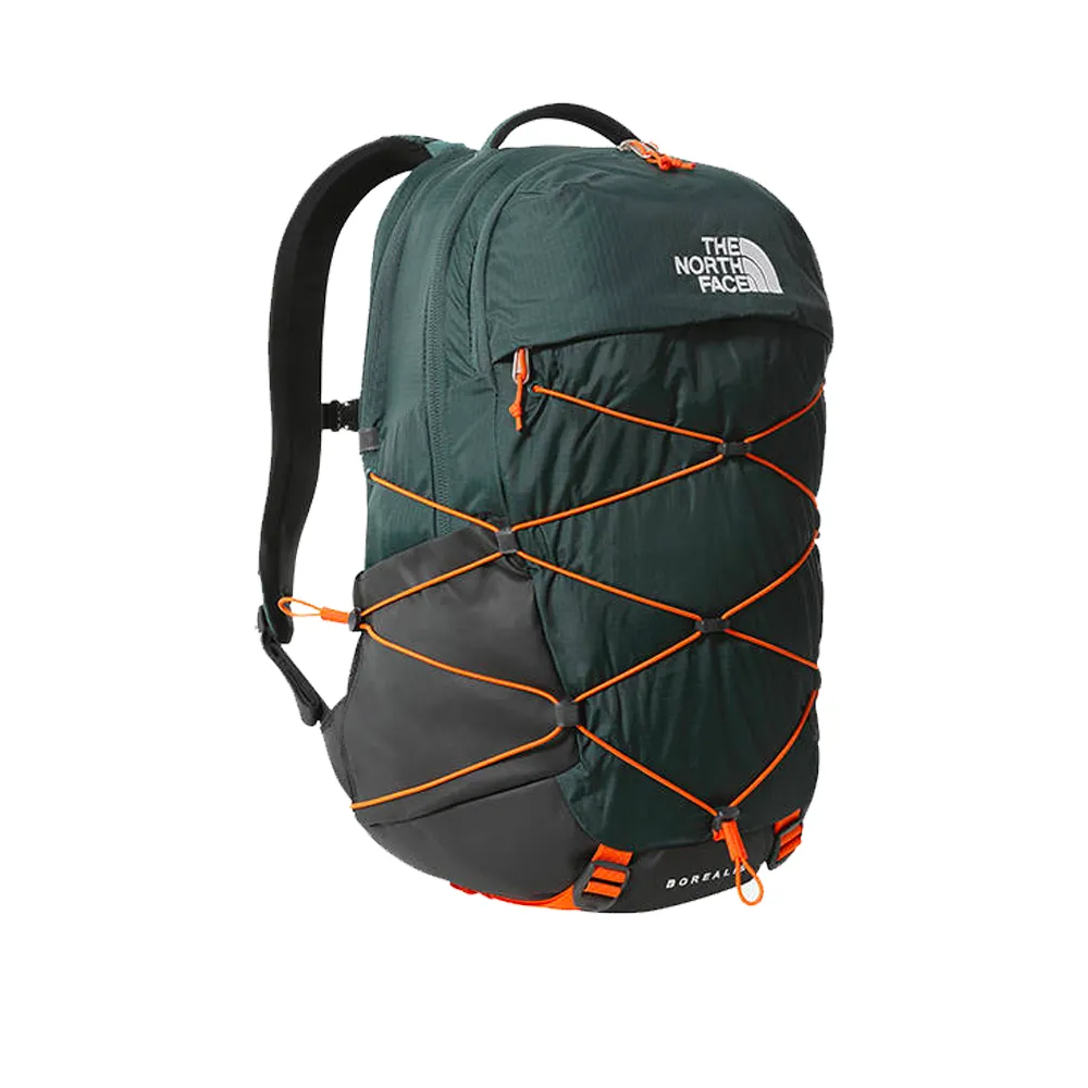 The North Face Borealis Backpack Dark Sage Green/Red Orange NF0A52SE1V5