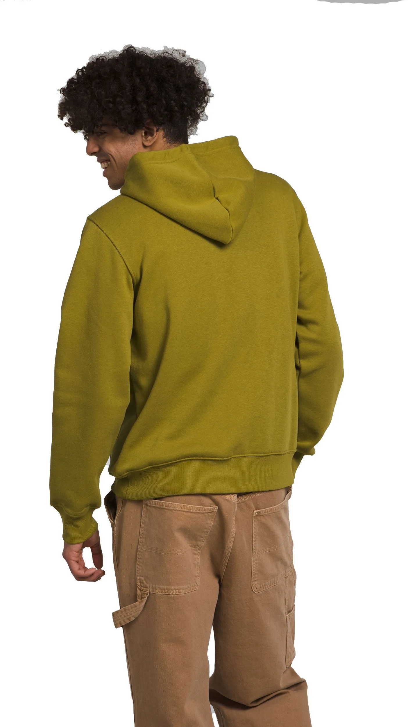 The North Face Men's Half Dome Pullover Hoodie Sulphur Moss Tonal