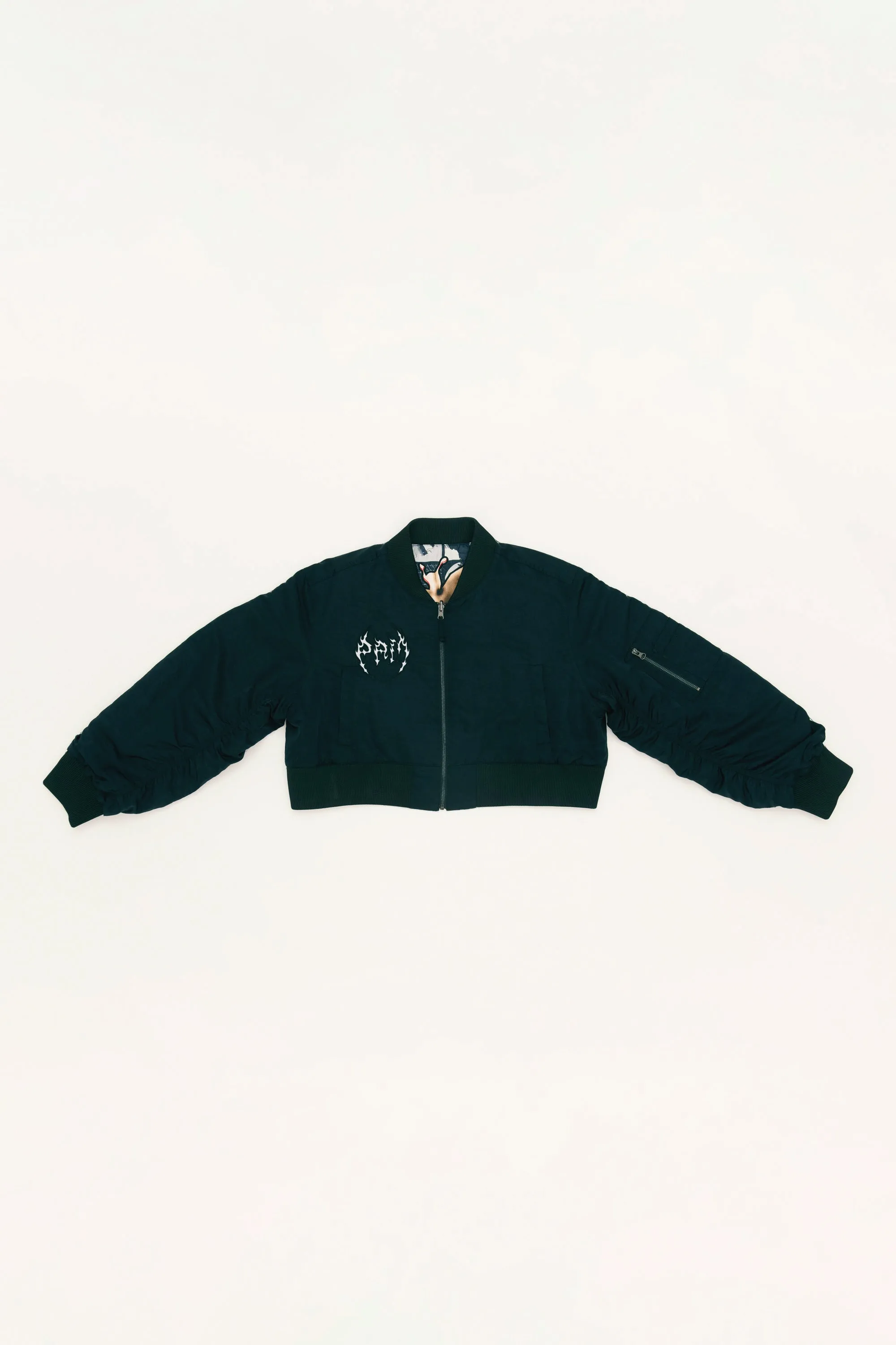 THRESHOLD CROPPED BOMBER JACKET