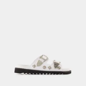 Toga Pulla  Aj844 Sandals - Toga Pulla - Black/White - Leather