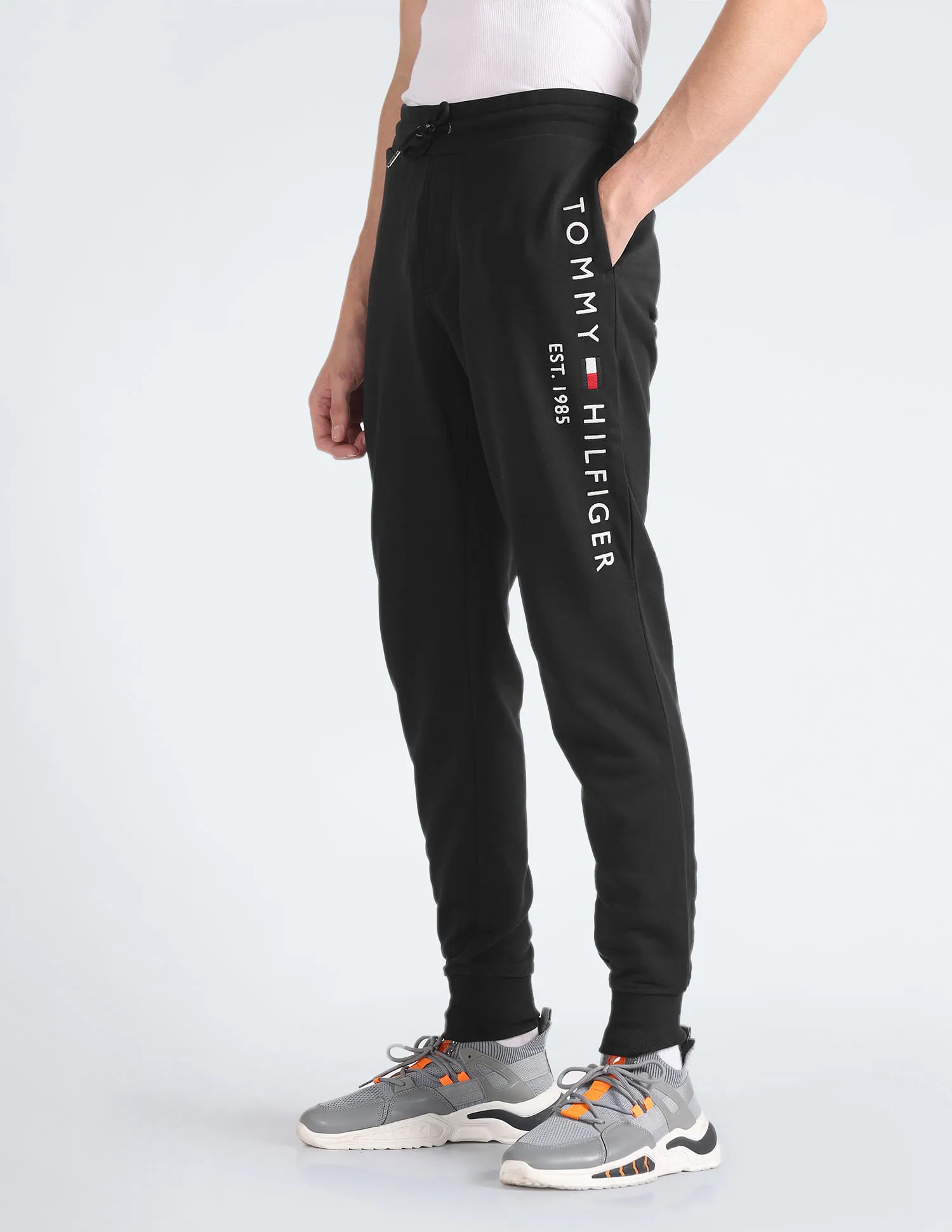 Tommy Hilfiger Mid Rise Transitional Cotton Joggers